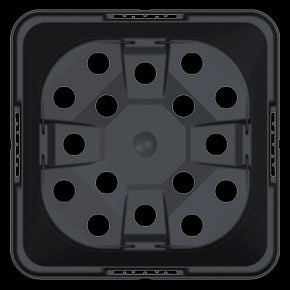 Maceta Semillero Cuadrada Teku Mqe 3l 16x16x16cm